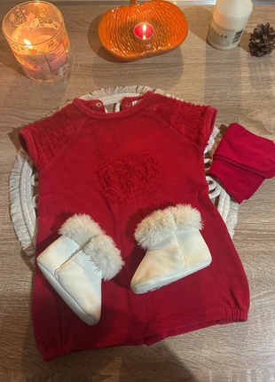 Lot robe et chaussons hiver, marke: Kitchoun, zustand: Sehr gut, größe: 9-12 Monate / 74, 4,00 €, 4,90 € inklusive Vinted-Käuferschutz