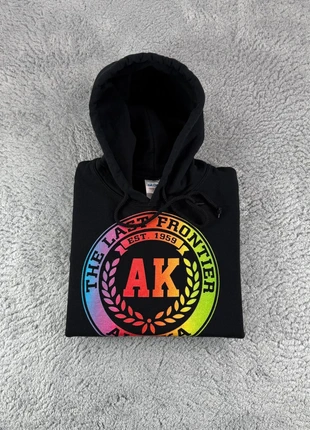 Sweat à capuche Vintage Gildan Hoodie Sweatshirt Coton | Noir | Taille S 00578, marke: Gildan, zustand: Sehr gut, größe: S, 8,00 €, 9,10 € beinhaltet Vinted-Käuferschutz Pro