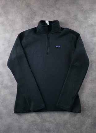 Pull Polaire Fleece Half Zip 1/4 Zip Col Camionneur Patagonia Noir Logo Brodé | Taille M, marque: Patagonia, état: Très bon état, taille: M / 38 / 10, 50,00 €, 53,20 € Protection acheteurs (Pro) incluse