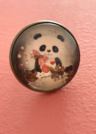 Bague panda neuve produit neuf, brand: Fait Main, condizioni: Nuovo senza cartellino, taglia: Regolabile, €1.00, €1.75 include la Protezione acquisti