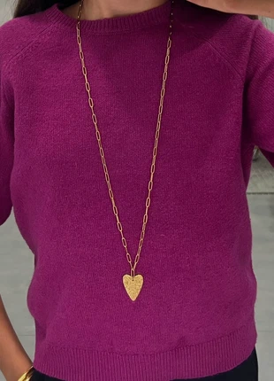 sautoir cœur, marque: Fait Main, état: Neuf avec étiquette, 12,00 €, 13,30 € Protection acheteurs incluse