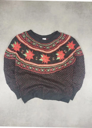 Pull Maille Vintage Motif Flower and Pearl Holiday Time Taille S, brand: Vintage Dressing, condition: Good, size: S / 36 / 8, €13.50, €14.88 includes Buyer Protection Pro