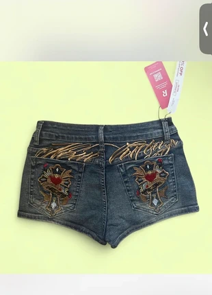 Blue denim shorts, brand: Denim, condition: New with tags, size: S / US 4-6, $9.40, $10.57 includes Buyer Protection