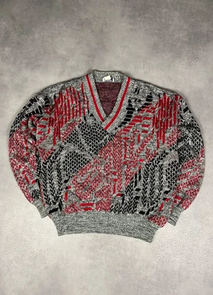 Pull col V maille vintage motifs multicolore L, marque: Vintage Dressing, état: Bon état, taille: L, 13,30 €, 14,67 € Protection acheteurs (Pro) incluse