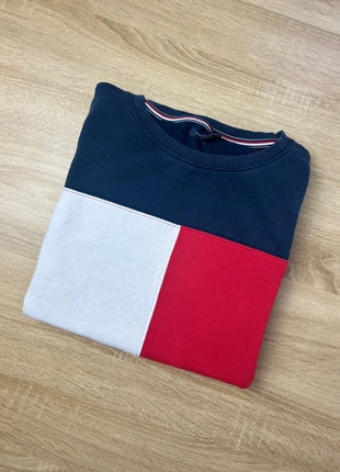 Sweat Tommy Hilfiger – bleu marine, blanc et rouge – taille XL enfant (14–16 ans), marke: Tommy Hilfiger, zustand: Sehr gut, größe: 14 Jahre / 164, 9,70 €, 10,89 € inklusive Vinted-Käuferschutz