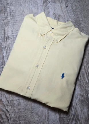 Ralph Lauren – Chemise Oxford – Jaune – Taille XL (Homme), marca: Ralph Lauren, estado: Muito bom, tamanho: XL, €30.00, €32.20 inclui Proteção do Comprador