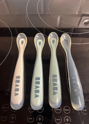 Lot 4 cuillères silicones Beaba, marque: BÉABA, état: Très bon état, taille: Naissance / 44 cm, 2,00 €, 2,80 € Protection acheteurs incluse