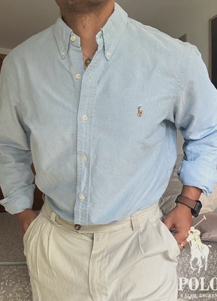 camisa algodón azul polo ralph lauren hombre aesthetic elegant classic chemise, marca: Ralph Lauren, estado: Muy bueno, tamaño: XL, 25,00 €, 26,95 € Protección al comprador incluida