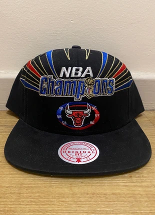 NEW Authentic Mitchell & Ness Chicago Bulls 98 NBA Champions Strapback Cap Snap Back Basketball Hat, brand: Mitchell & Ness, condition: New with tags, size: One size, £14.99, £16.44 includes Buyer Protection