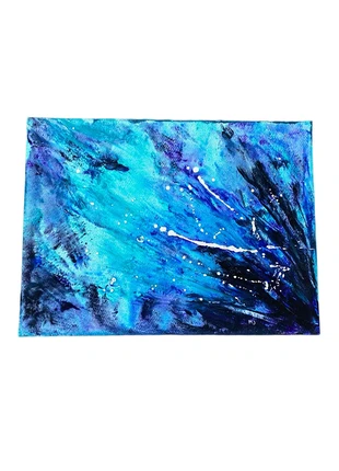 Toile abstraite fait main 30x40, marca: Fait Main, estado: Nuevo sin etiquetas, 12,00 €, 13,30 € Protección al comprador incluida