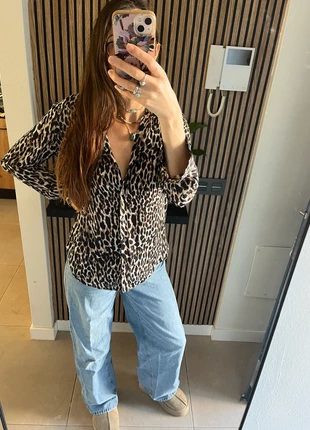 Chemise léopard, marque: Banana Republic, état: Neuf sans étiquette, taille: S / 36 / 8, 5,00 €, 5,95 € Protection acheteurs incluse