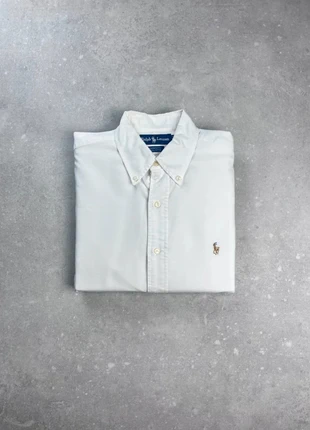 Chemise Unie Ralph Lauren | Taille L Homme | Blanc Coton Logo Brodé Premium | B1, marca: Ralph Lauren, estado: Muy bueno, tamaño: L, 35,00 €, 37,45 € Protección al comprador incluida