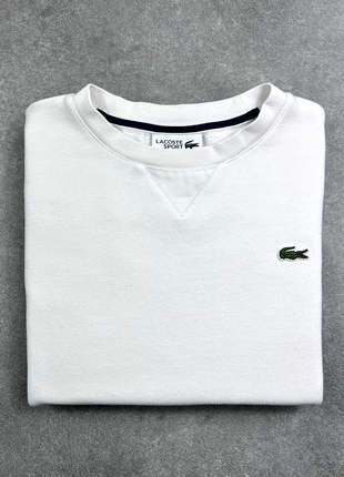 Sweatshirt Pull Crewneck Col Rond Lacoste Unisexe Coton | Taille S | Blanc Logo Brodé, brand: Lacoste, condition: Very good, size: S, €30.00, €32.20 includes Buyer Protection