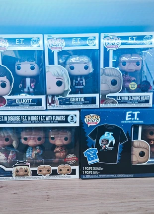 Lot 5 funko pop E.T, merk: Funko Pop, staat: Heel goed, maat: Universeel, € 76,00, € 80,50 inclusief Kopersbescherming