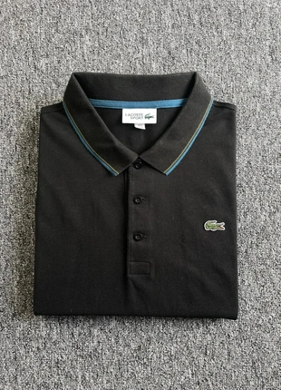 Polo  Lacoste Noir   XXL Homme Coton   #5024, merk: Lacoste, staat: Heel goed, maat: XXL, € 25,00, € 26,95 inclusief Kopersbescherming Pro