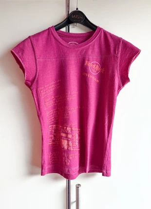Hard Rock Café Stockholm T-Shirt Donna S • Edizione Rara • Graphic Tee Vintage Pink, brand: Hard Rock, condizioni: Ottime, taglia: S / IT 40 / EU 36, €8.50, €9.63 include la Protezione acquisti