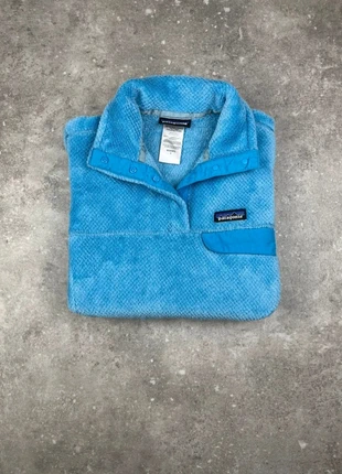Half-zip Polaire Fleece Polartec Patagonia Taille S Femme Bleu Clair Customiser Polyester #P26, brand: Patagonia, condition: Very good, size: S / 36 / 8, €45.00, €47.95 includes Buyer Protection Pro