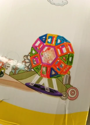 Magnetic Blocs Reuzenrad – Magnetisch Constructiespeelgoed voor Kinderen (SC5), marca: Magnetic, estado: Novo sem etiquetas, tamanho: Tamanho único, €16.00, €17.50 inclui Proteção do Comprador