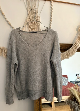 Pull laine  gris Monoprix, marke: Monoprix, zustand: Gut, größe: S / 36 / 8, 8,00 €, 9,10 € inklusive Vinted-Käuferschutz