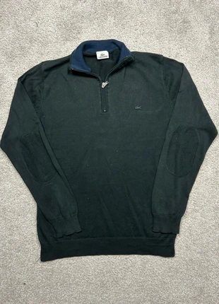 Pull col camionneur en coton Lacoste vintage | Taille XL Hommes | Noir logo brodé, marca: Lacoste, estado: Muy bueno, tamaño: XL, 30,00 €, 32,20 € Protección al comprador Pro incluida