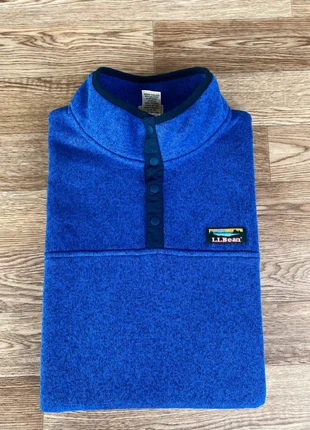 Pull polaire 1/4 bouton – L.L.Bean – bleu – taille XL enfant (18 ans), brand: L.L. Bean, condition: Very good, size: XL, €29.00, €31.15 includes Buyer Protection Pro