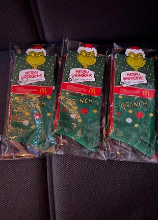 Calzini Grinch mec donald tre paia quattro euro, brand: QuaTTro, condizioni: Nuovo con cartellino, taglia: L | 43-46, €4.00, €4.90 include la Protezione acquisti