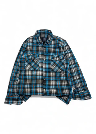 Vintage Pile long sleeves flannel checked shirt - Blue/Black L, marque: Vintage Dressing, état: Très bon état, taille: L, 15,00 €, 16,45 € Protection acheteurs (Pro) incluse