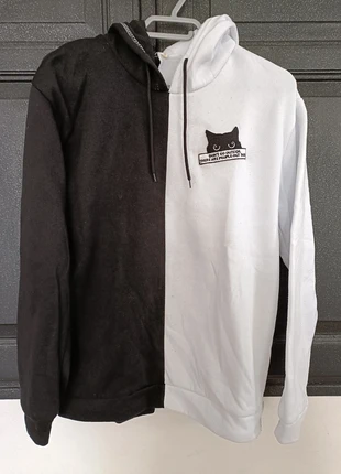 Pull sweat bicolore customisé, brand: Original, condition: Very good, size: S / 36 / 8, €3.00, €3.85 includes Buyer Protection