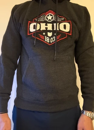 Hoodie Ohio 1803 – Noir chiné State of Mine Taille S Style USA vintage, marke: State of MIND, zustand: Sehr gut, größe: S, 18,00 €, 19,60 € inklusive Vinted-Käuferschutz