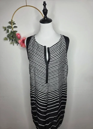 tunique débardeur femme Grain de Malice GDM rayures chevrons noir blanc taille 40, marque: Grain de Malice, état: Très bon état, taille: L / 40 / 12, 6,00 €, 7,00 € Protection acheteurs incluse