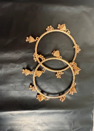 Asian Indian gold bell dangle bangles - New, brand: Indian, condition: New without tags, £3.99, £4.89 includes Buyer Protection