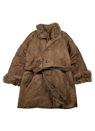 Vintage Montone Shearling Jacket Vera Pelle made in Italy - Brown L, brand: Shearling, condizioni: Ottime, taglia: L, €55.00, €58.45 include la Protezione acquisti