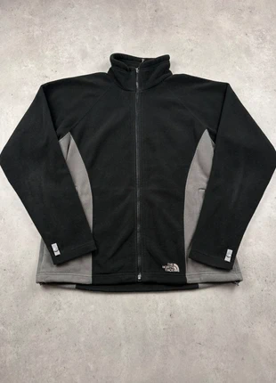 Polaire / Vestes the North Face noir et grise pour femme / Taille L / Logo brodé blanc, merk: The North Face, staat: Heel goed, maat: L / 40 / 12, € 30,00, € 32,20 inclusief Kopersbescherming