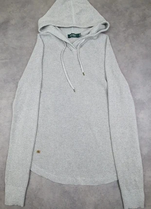 Pull gris à capuche coton marque Lauren Ralph Lauren taille L femme, marca: Lauren Ralph Lauren, estado: Muito bom, tamanho: L / 40 / 12, €29.00, €31.15 inclui Proteção do Comprador Pro
