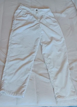 Pantalon blanc Promod - chaud & confortable - hiver - S, marca: Promod, estado: Muito bom, tamanho: S / 36 / 8, €2.00, €2.80 inclui Proteção do Comprador