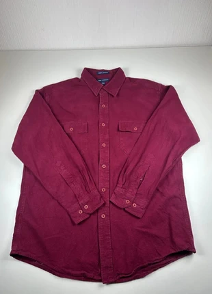 Chemise homme L unie bordeaux 100% coton, marca: John Ashford, estado: Muito bom, tamanho: L, €15.00, €16.45 inclui Proteção do Comprador Pro