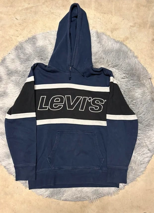 Felpa Levi’s blu con cappuccio, marke: Levi's, zustand: Sehr gut, größe: L, 18,00 €, 19,60 € inklusive Vinted-Käuferschutz
