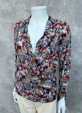 Chemise Sézane à fleurs - Taille 36, merk: Sézane, staat: Heel goed, maat: S / 36 / 8, € 54,90, € 58,35 inclusief Kopersbescherming