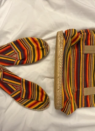 Ensemble sac + espadrilles rayés, marque: France, état: Très bon état, 25,00 €, 26,95 € Protection acheteurs incluse