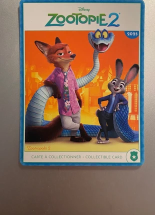 Carte Zootopie 2, marque: Disneyland Paris, état: Neuf sans étiquette, 4,00 €, 4,90 € Protection acheteurs incluse