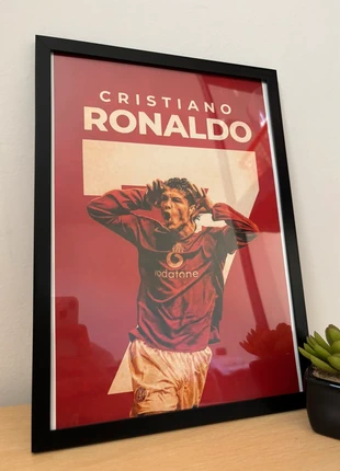 Cristiano Ronaldo CR7 Framed Poster, marque: CR7, état: Neuf avec étiquette, 15,00 €, 16,45 € Protection acheteurs incluse