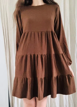 Jolie robe ample marron - Taille 40, marque: Jaminni&Cie, état: Très bon état, taille: L / 40 / 12, 15,00 €, 16,45 € Protection acheteurs (Pro) incluse