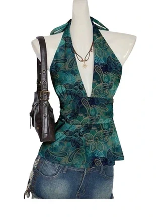 canotta verde M L y2k, marque: Top Vintage, état: Très bon état, taille: L / 40 / 12, 14,00 €, 15,40 € Protection acheteurs incluse