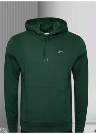 Lacoste Dark Green Cotton Kangaroo Hoodie Crocodile Logo Brand New Size XL, brand: Lacoste, condition: New with tags, size: XL, £65.00, £68.95 includes Buyer Protection