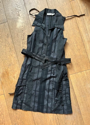 Robe noir à rayures, brand: Cache Cache, condition: Very good, size: M / 38 / 10, €16.00, €17.50 includes Buyer Protection