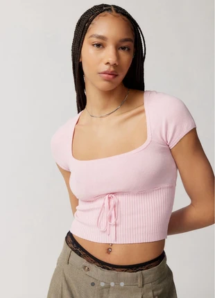 Kimchi blue urban outfitters frankies bikini dupe brandy melville rosa top, brand: Urban Outfitters, condizioni: Ottime, taglia: L / IT 44 / EU 40, €14.00, €15.40 include la Protezione acquisti