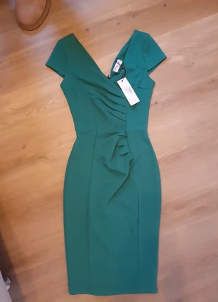Jurk groen vintage chic size 8, merk: Vintage Chic, staat: Nieuw met prijskaartje, maat: S / 36 / 8, € 17,50, € 19,08 inclusief Kopersbescherming