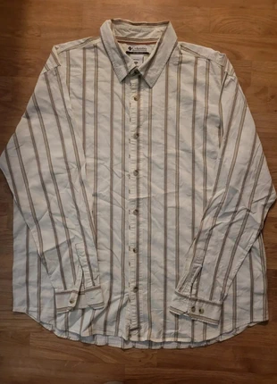 Chemise à rayures Columbia blanc & marron taille XXL, marca: Columbia, estado: Muy bueno, tamaño: XXL, 10,00 €, 11,20 € Protección al comprador incluida