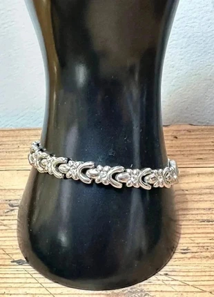 Bracelet vintage y2k maille argenté serpent avec strass, marque: bracelet vintage argenté et strass, état: Très bon état, 10,00 €, 11,20 € Protection acheteurs (Pro) incluse