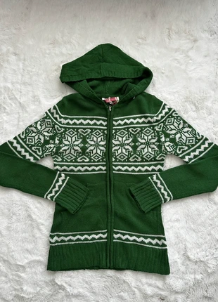 Cardigan Pull veste À Capuche Hiver Noël Hoodie Crewneck Sweat Rare 90s Old School USA Y2k Vintage, merk: Vintage Dressing, staat: Heel goed, maat: XS / 34 / 6, € 23,00, € 24,85 inclusief Kopersbescherming